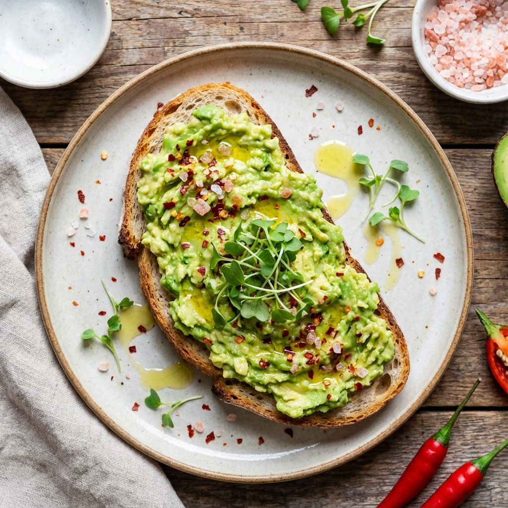 Keto-Friendly Pink Salted Avocado Toast Variations